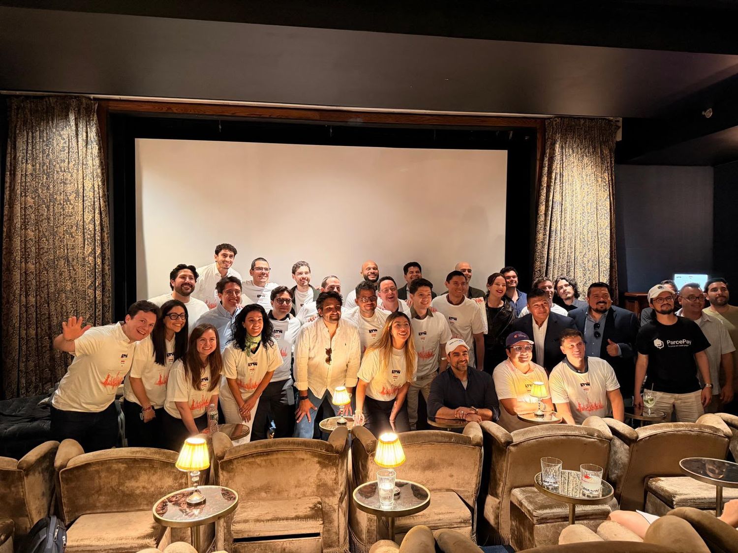 Latino Tech Week attendees together at the closing night in New York