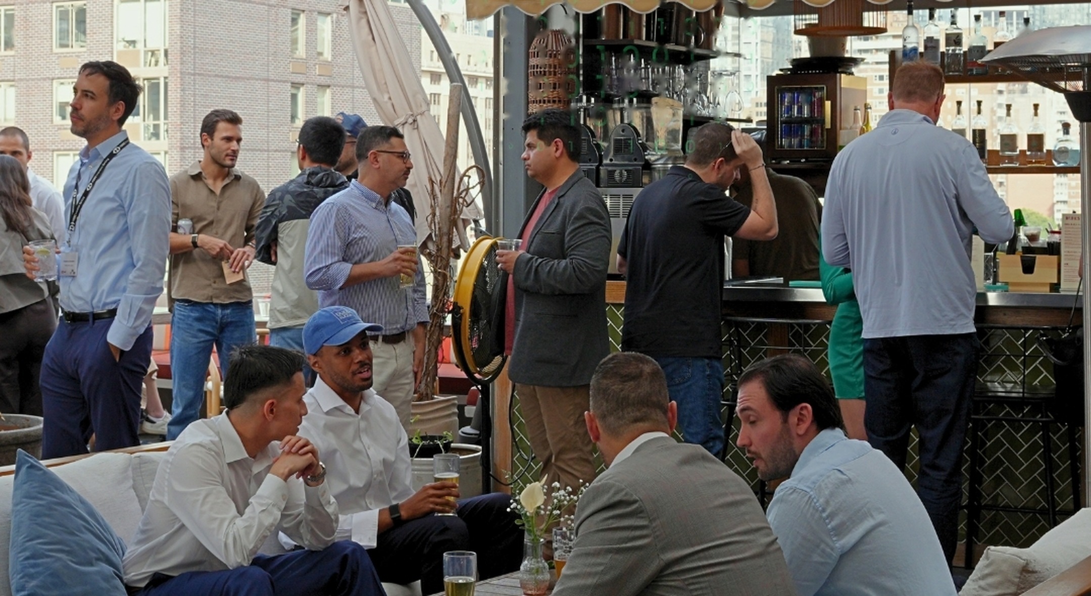 Latino tech founders and investors at a Colectivo gathering