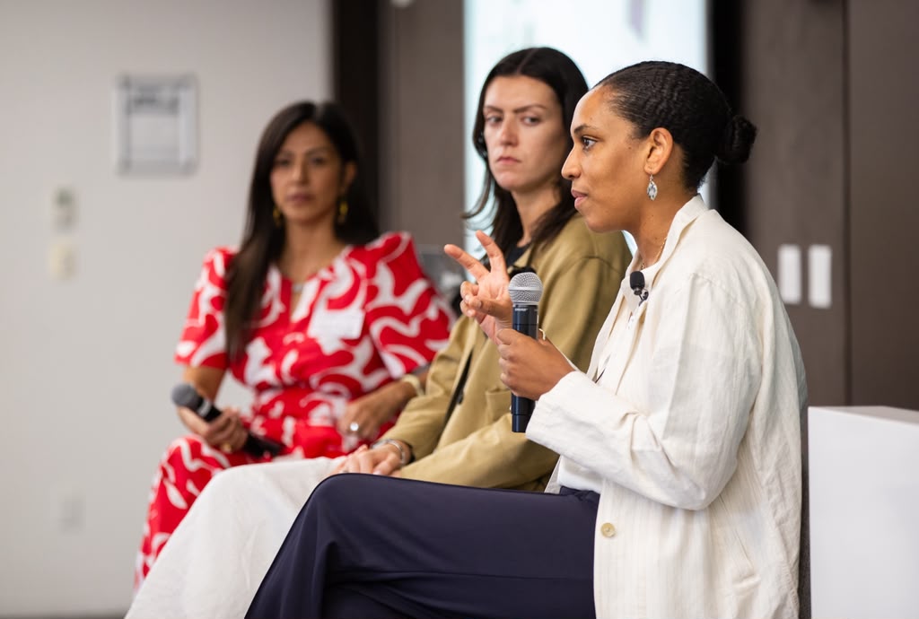 Speakers on a Colectivo panel